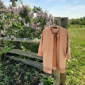 Zara fringed cardigan duster